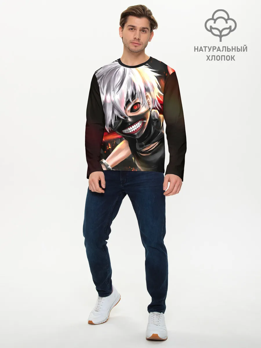 Мужской лонгслив базовый / Tokyo Ghoul