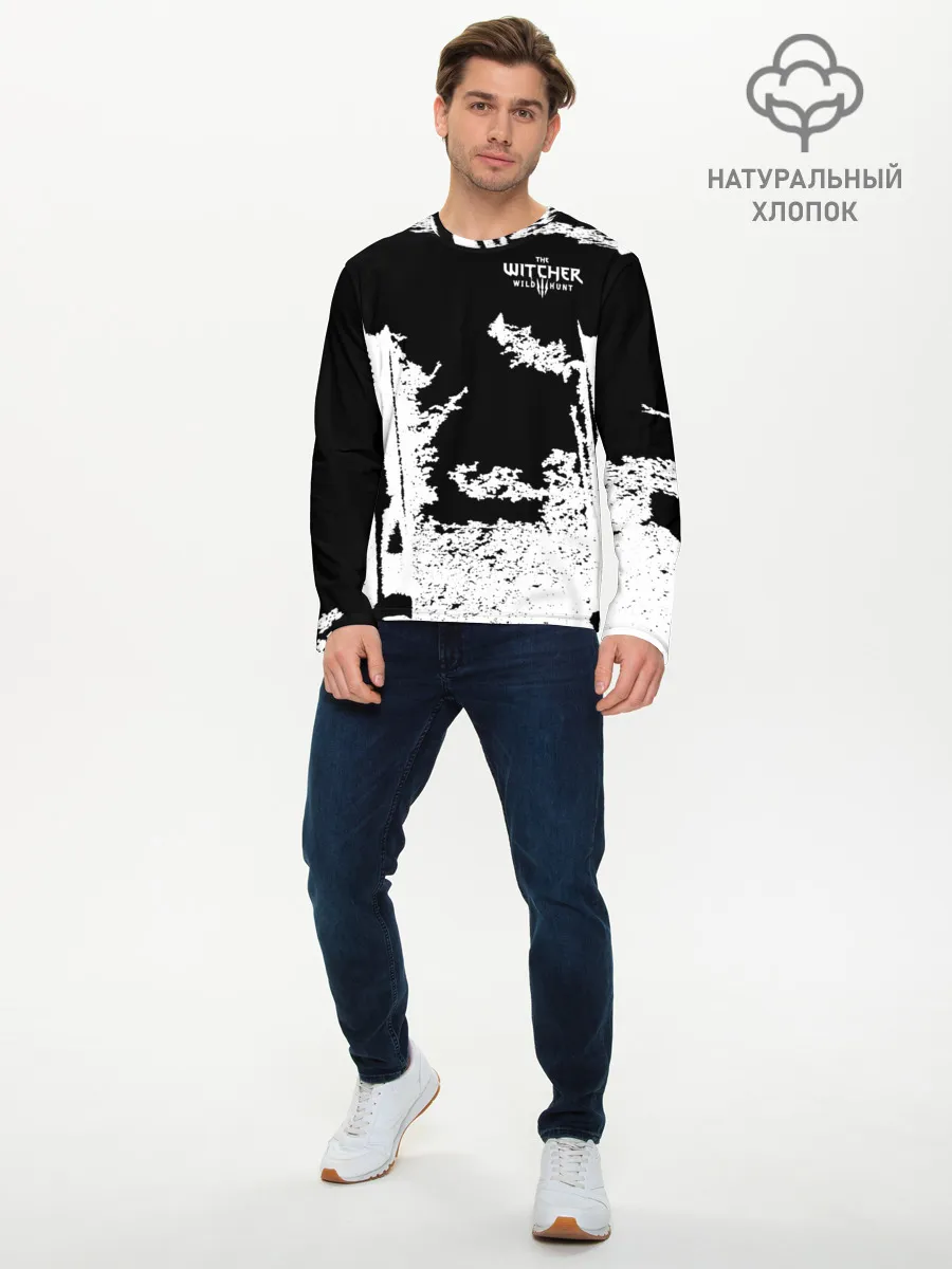 Мужской лонгслив базовый / The Witcher 3: Wild Hunt