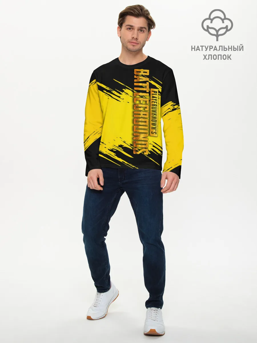 Мужской лонгслив базовый / PUBG