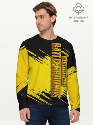 Мужской лонгслив базовый / PUBG