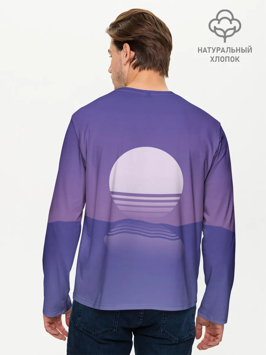 Мужской лонгслив базовый / Come back down