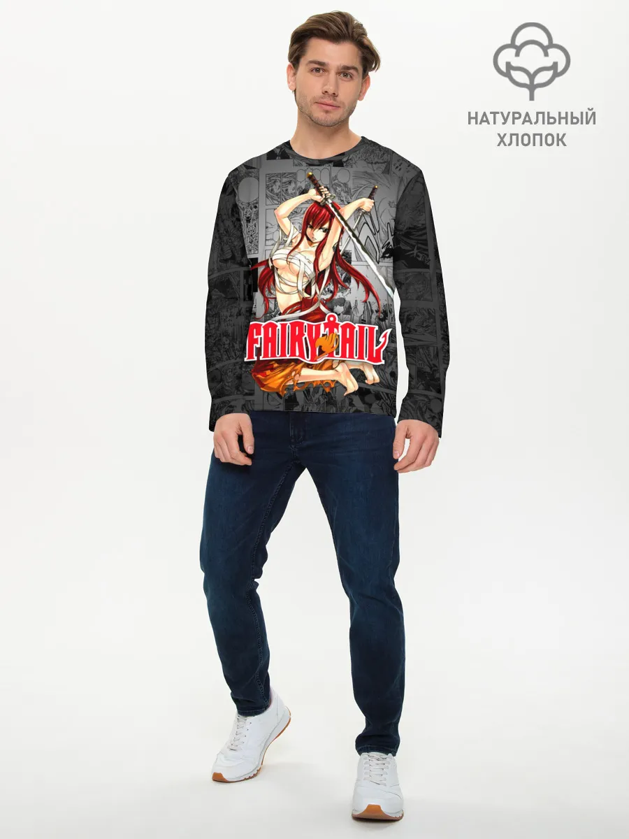 Мужской лонгслив базовый / Fairy Tail