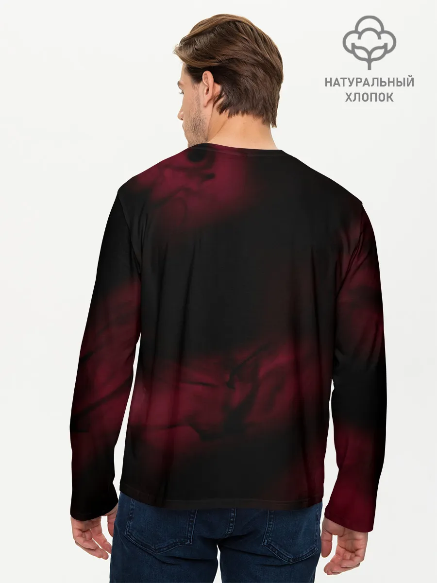 Мужской лонгслив базовый / NORAGAMI. Тьма