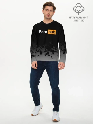 Мужской лонгслив базовый / Pornhub