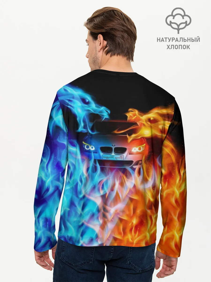 Мужской лонгслив базовый / BMW