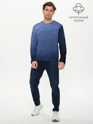 Мужской лонгслив базовый / АБСТРАКЦИЯ