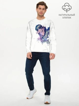 Мужской лонгслив базовый / Романтичный Ято. БЕЗДОМНЫЙ БОГ