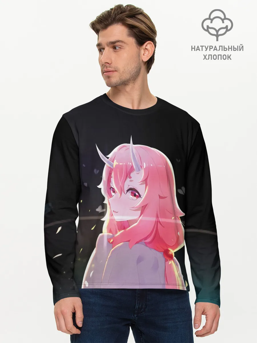 Мужской лонгслив базовый / Аниме Слизь