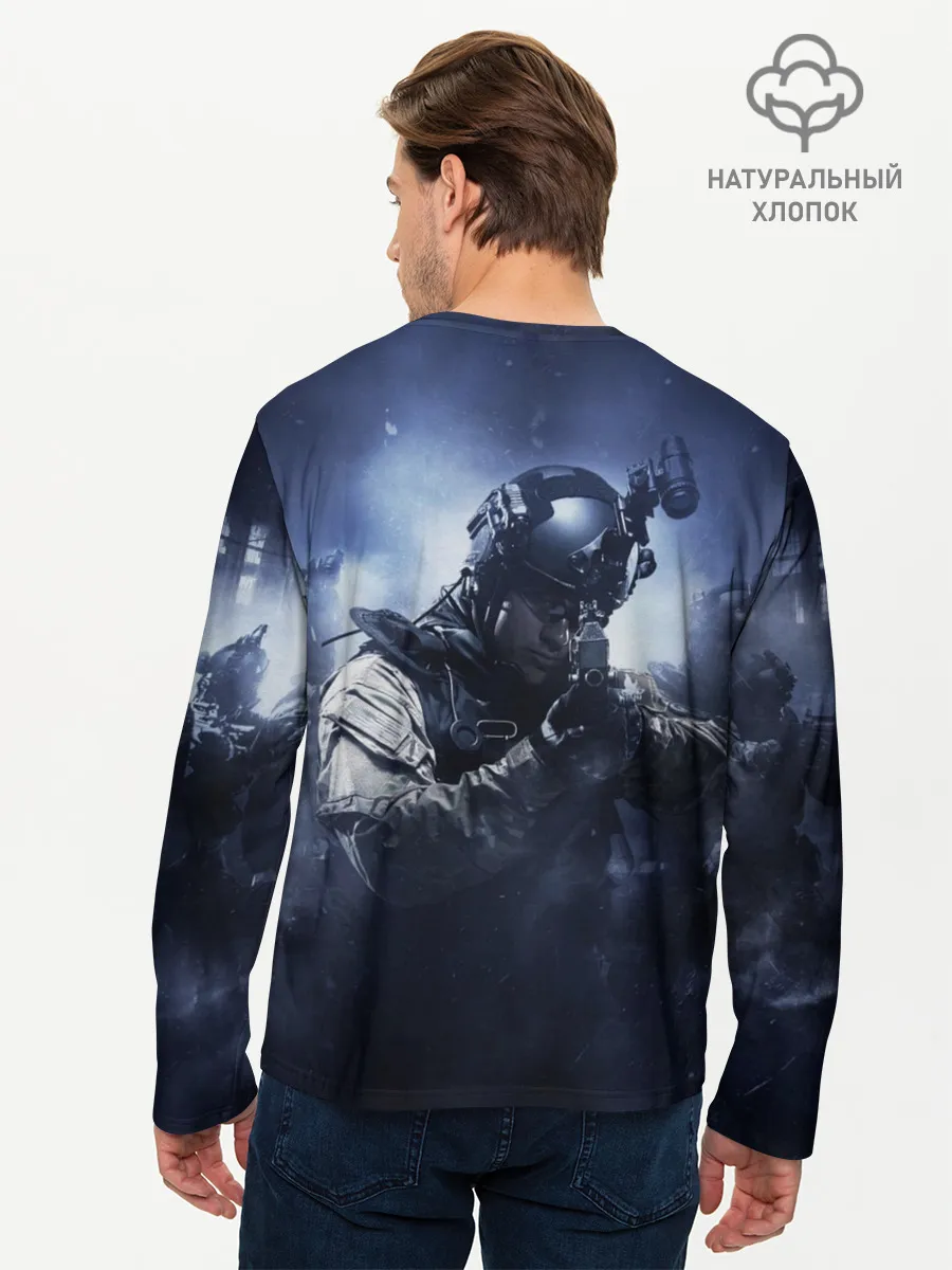 Мужской лонгслив базовый / Counter Strike