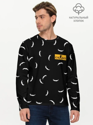 Мужской лонгслив базовый / CS GO