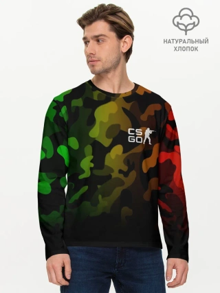 Мужской лонгслив базовый / CS GO