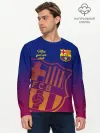 Мужской лонгслив базовый / Барселона