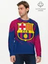 Мужской лонгслив базовый / Барселона