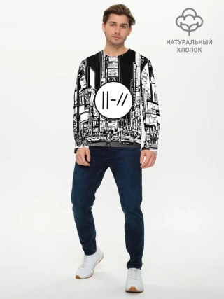 Мужской лонгслив базовый / TWENTY ONE PILOTS