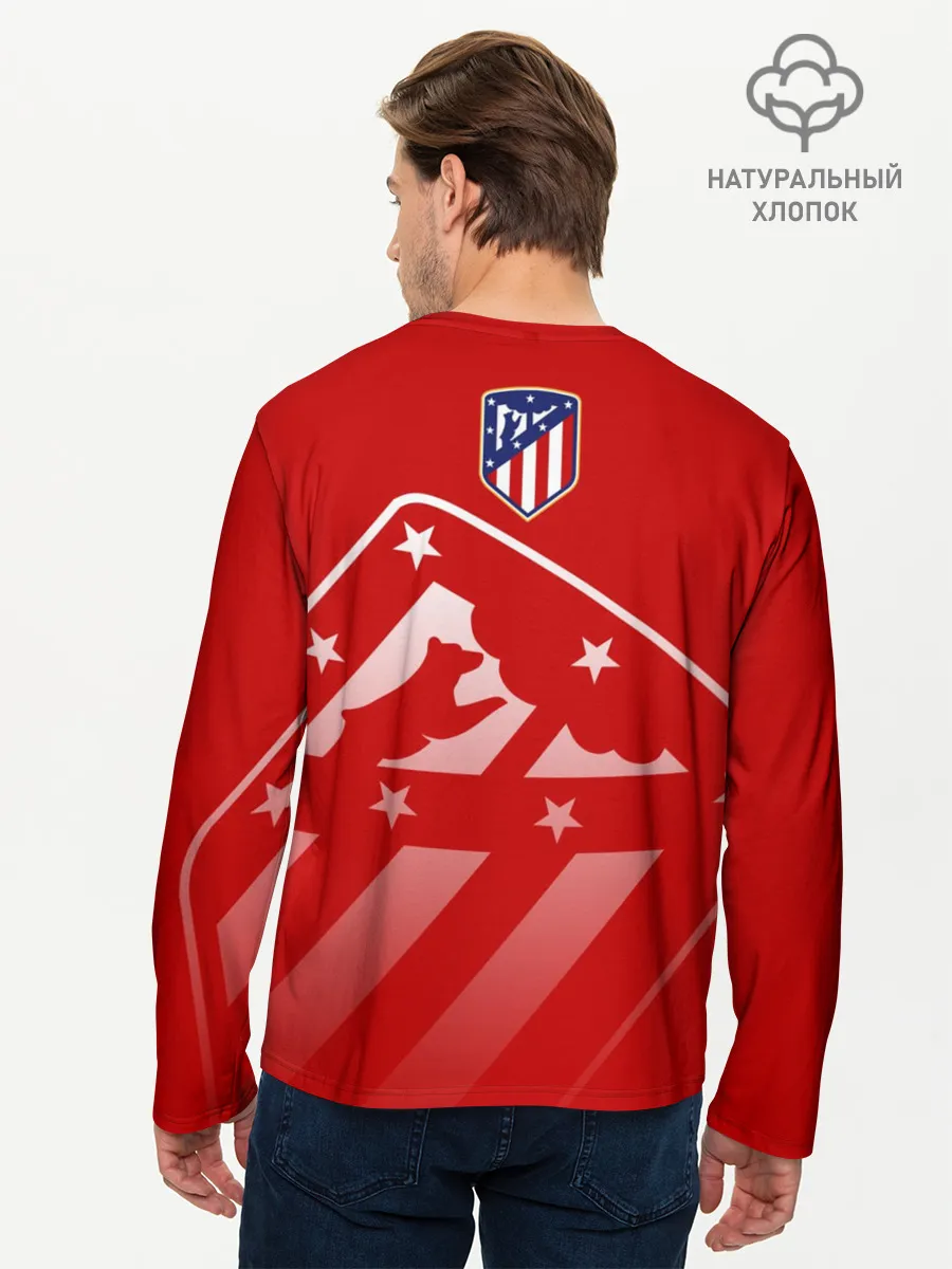 Мужской лонгслив базовый / Атлетико Мадрид