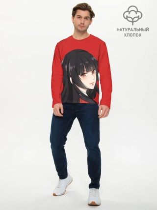 Мужской лонгслив базовый / Kakegurui Red
