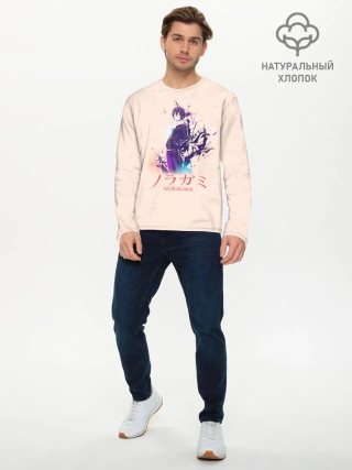 Мужской лонгслив базовый / Ято из аниме БЕЗДОМНЫЙ БОГ