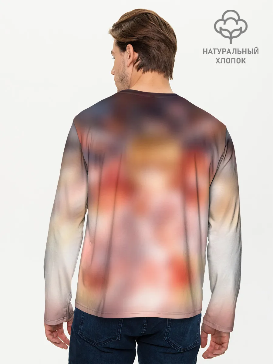 Мужской лонгслив базовый / БЕЗДОМНЫЙ БОГ. Юкинэ в цветах