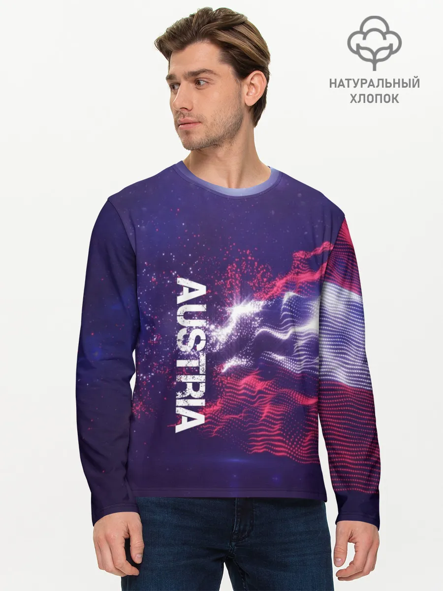 Мужской лонгслив базовый / Austria