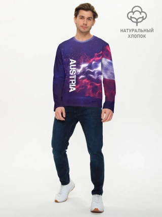 Мужской лонгслив базовый / Austria