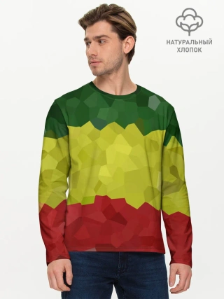 Мужской лонгслив базовый / Эфиопия