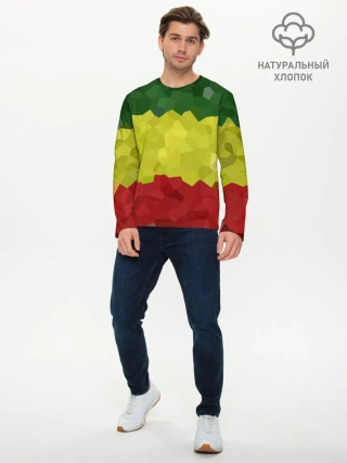 Мужской лонгслив базовый / Эфиопия