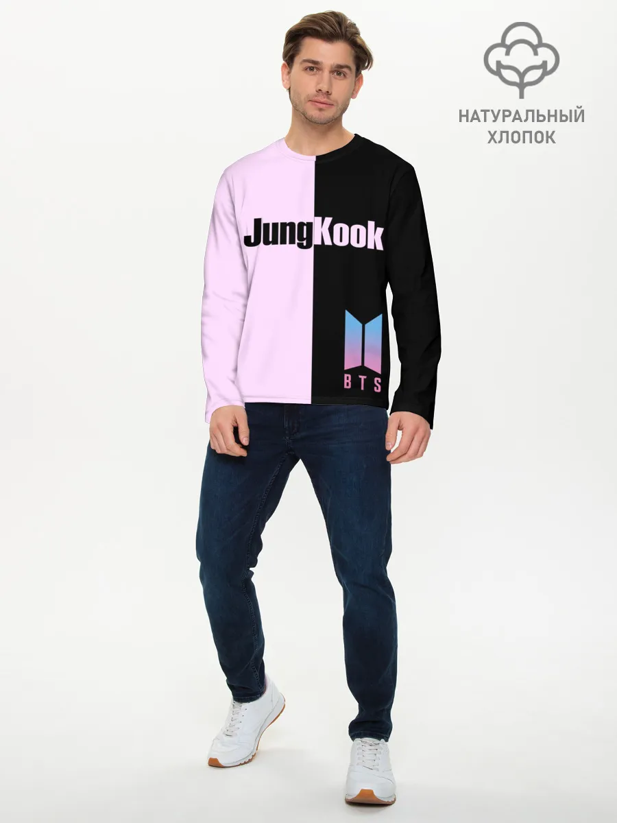 Мужской лонгслив базовый / BTS Jung Kook