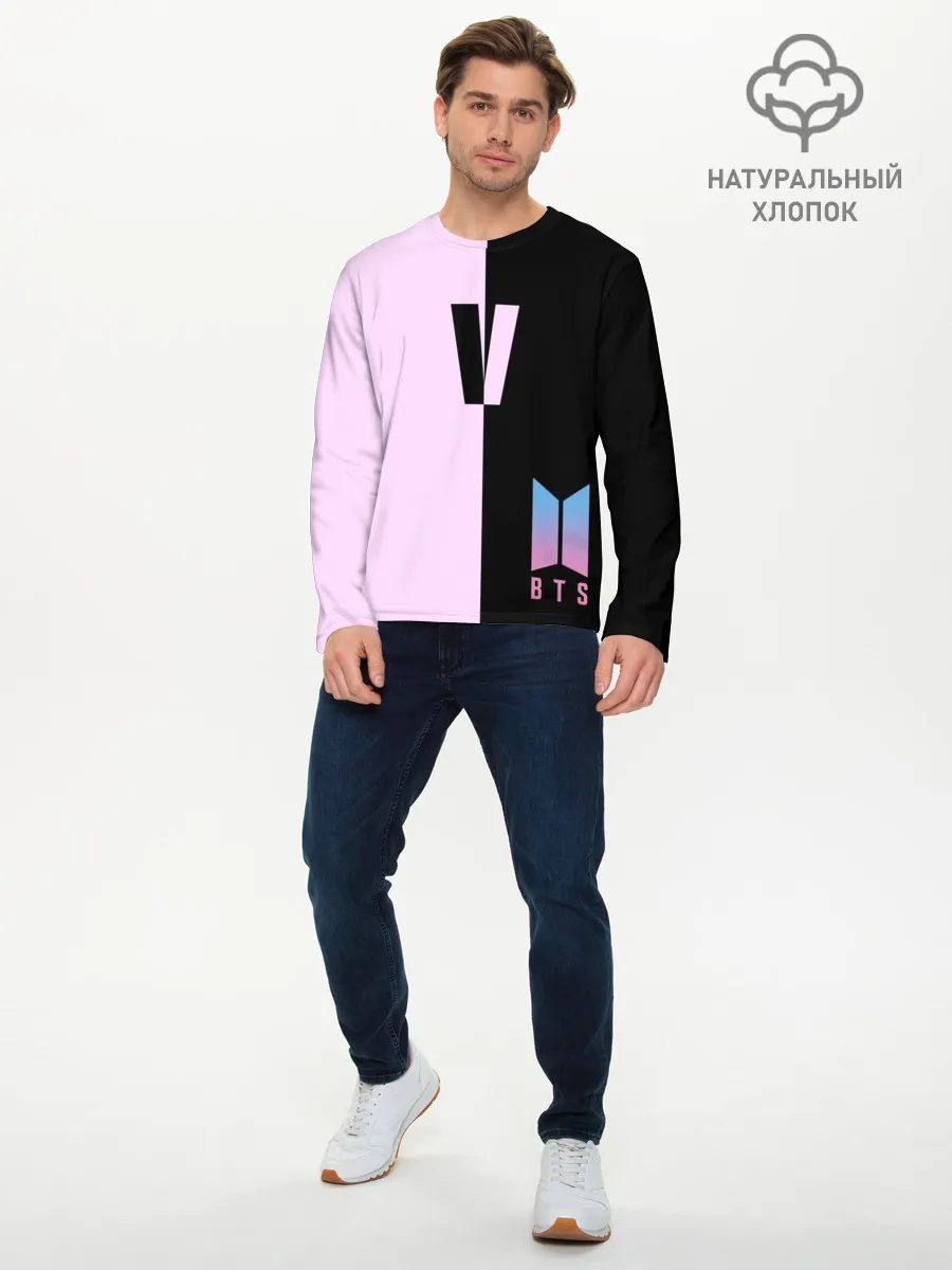 Мужской лонгслив базовый / BTS V