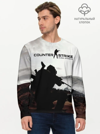 Мужской лонгслив базовый / CS:GO