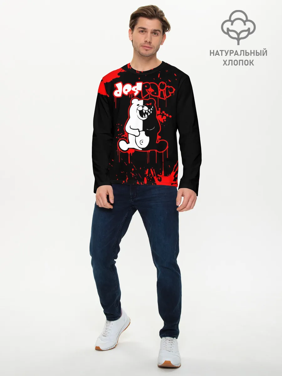 Мужской лонгслив базовый / MONOKUMA Despair