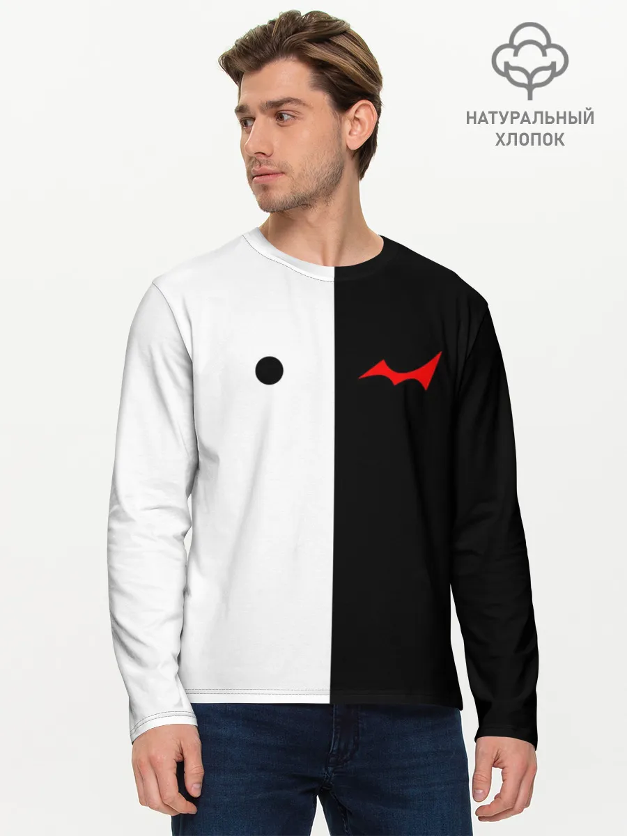 Мужской лонгслив базовый / MONOKUMA Eyes