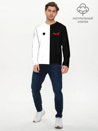 Мужской лонгслив базовый / MONOKUMA Eyes