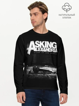 Мужской лонгслив базовый / Asking Alexandria
