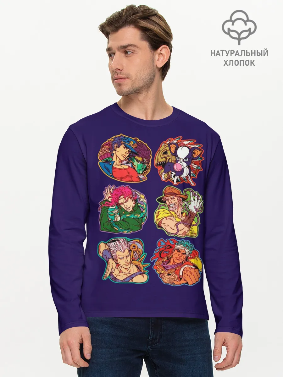 Мужской лонгслив базовый / JoJo team