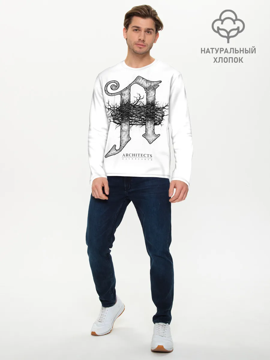 Мужской лонгслив базовый / Architects