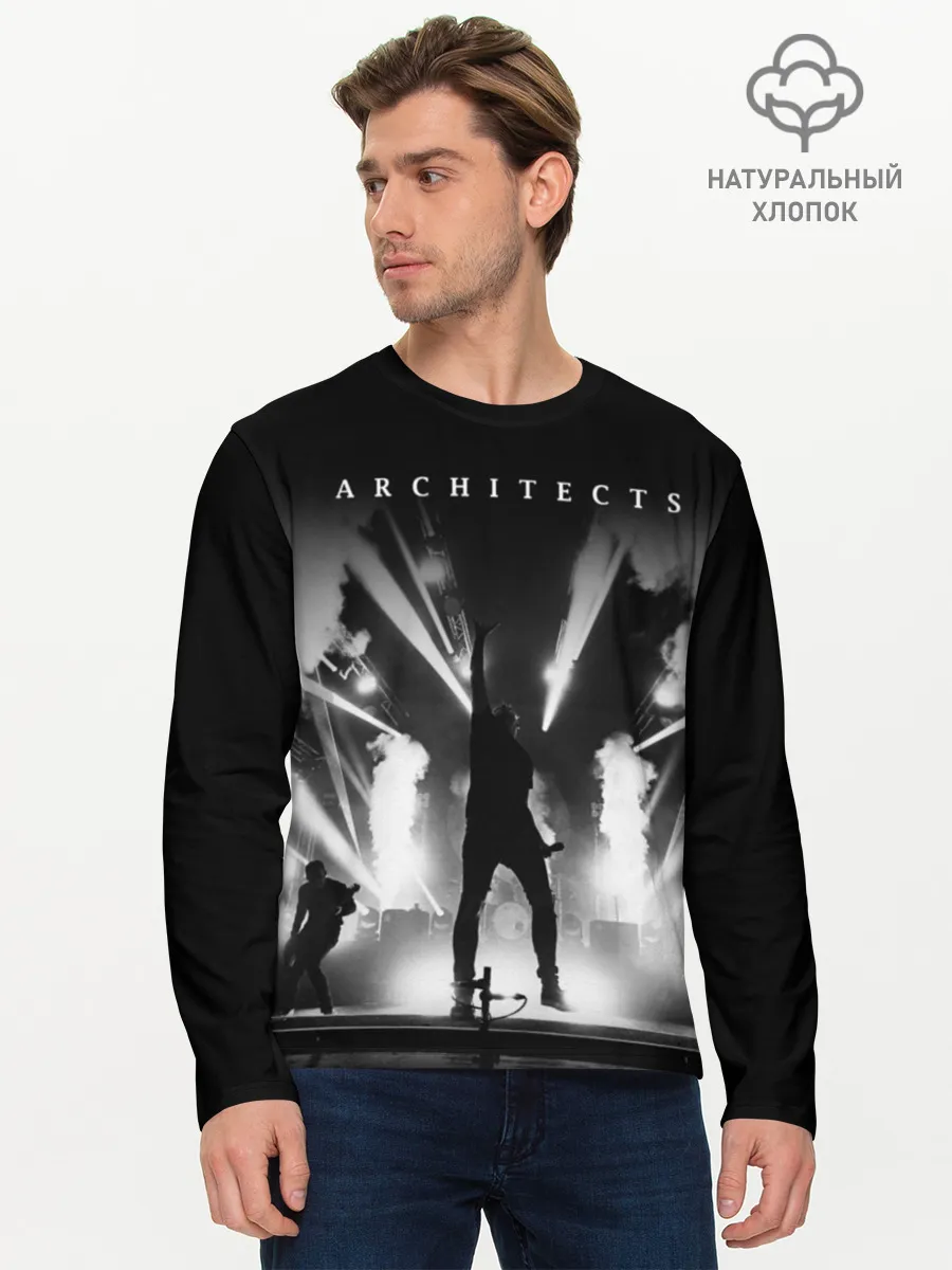 Мужской лонгслив базовый / Architects