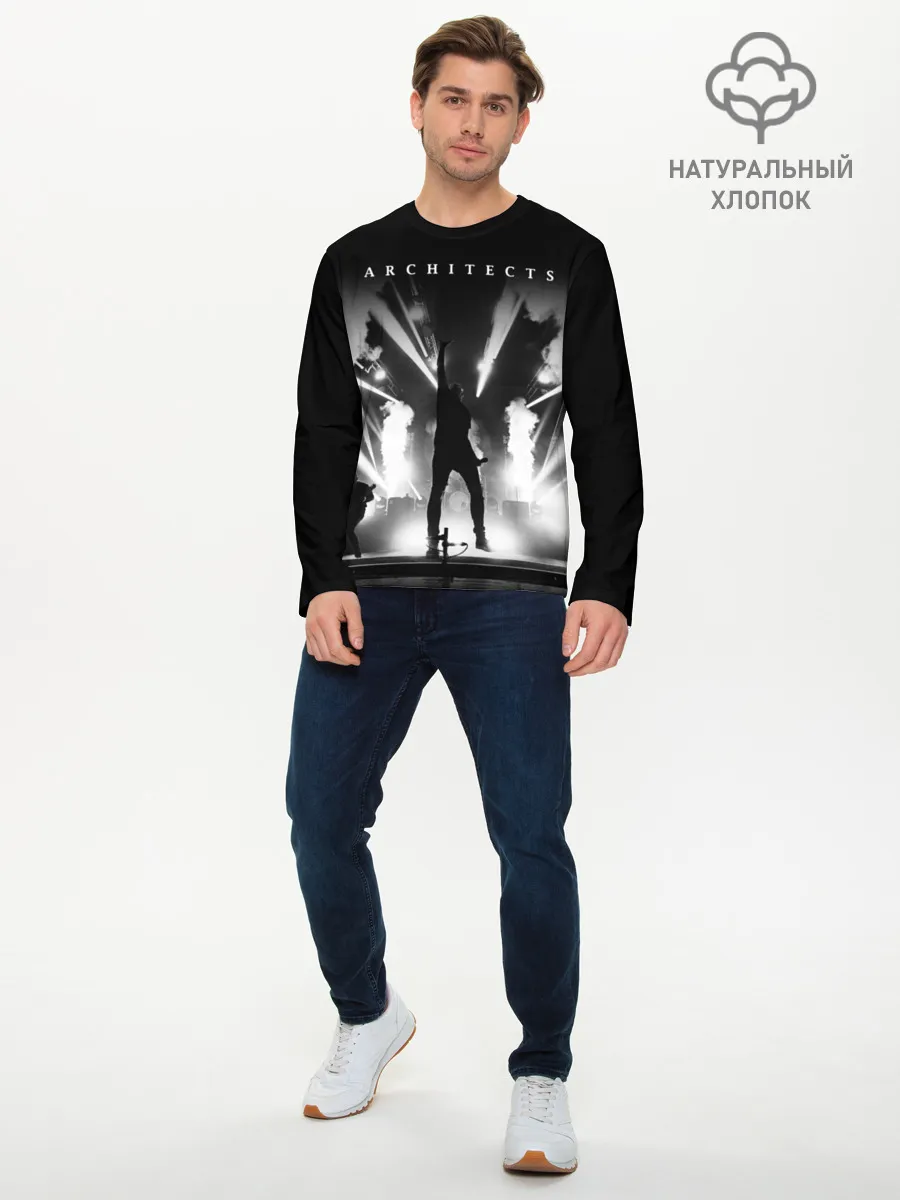 Мужской лонгслив базовый / Architects