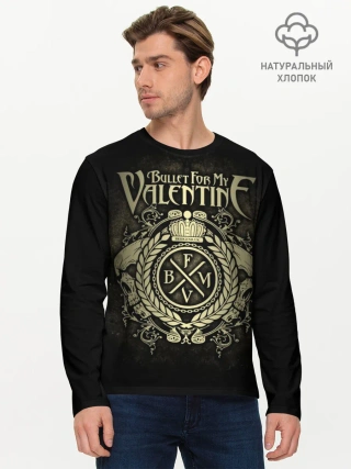 Мужской лонгслив базовый / Bullet For My Valentine