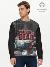 Мужской лонгслив базовый / the walking dead glitch