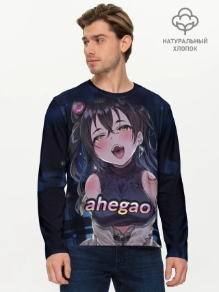 Мужской лонгслив базовый / AHEGAO sense