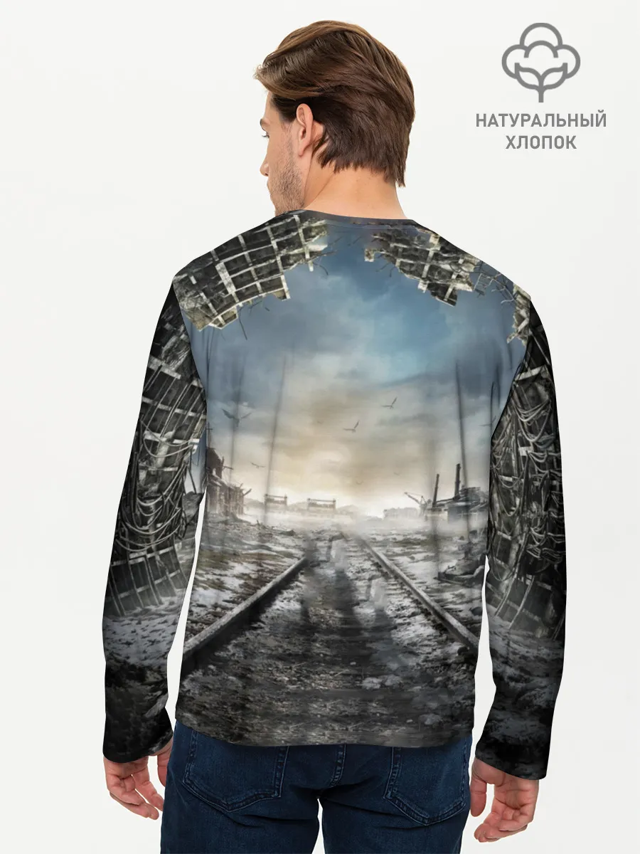 Мужской лонгслив базовый / Metro