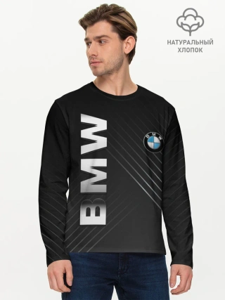 Мужской лонгслив базовый / BMW