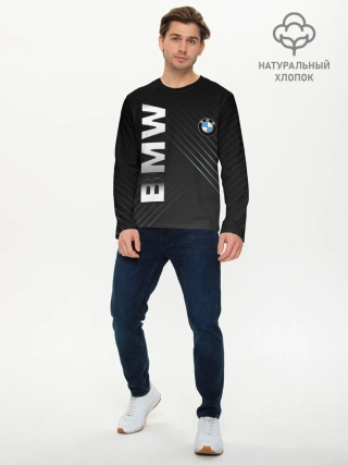 Мужской лонгслив базовый / BMW