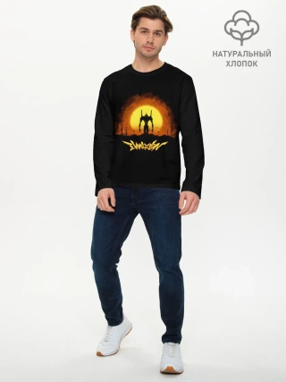 Мужской лонгслив базовый / Евангелион