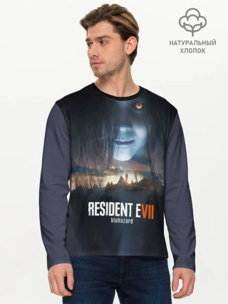Мужской лонгслив базовый / Resident Evil 7
