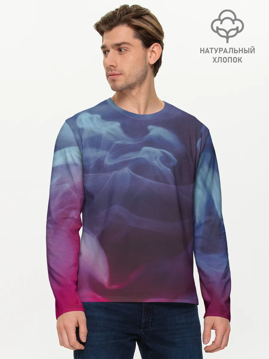 Мужской лонгслив базовый / Футболка Smoke