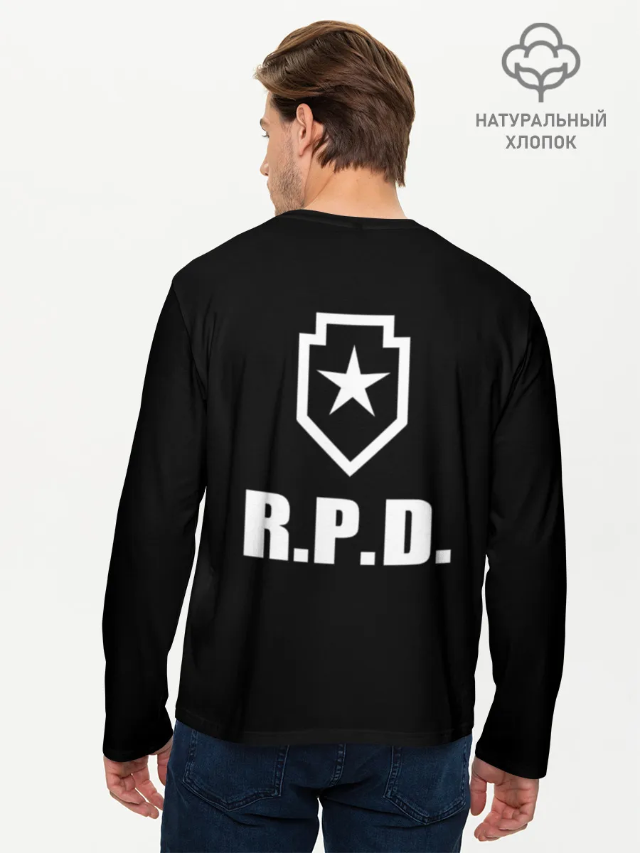 Мужской лонгслив базовый / R.P.D. LEON S.KENNEDY