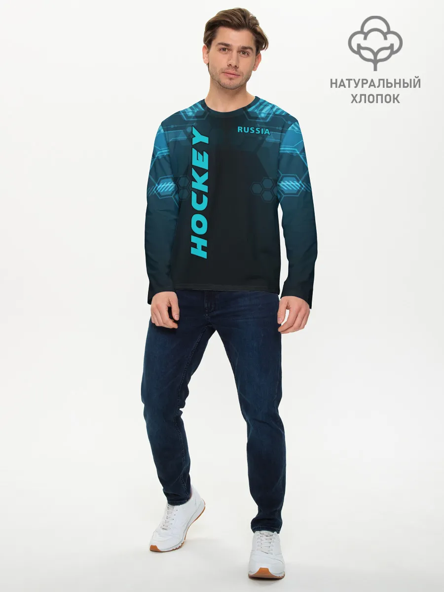Мужской лонгслив базовый / HOCKEY