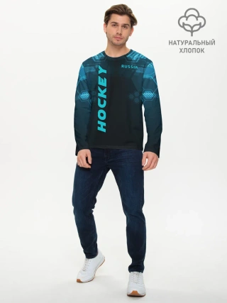 Мужской лонгслив базовый / HOCKEY