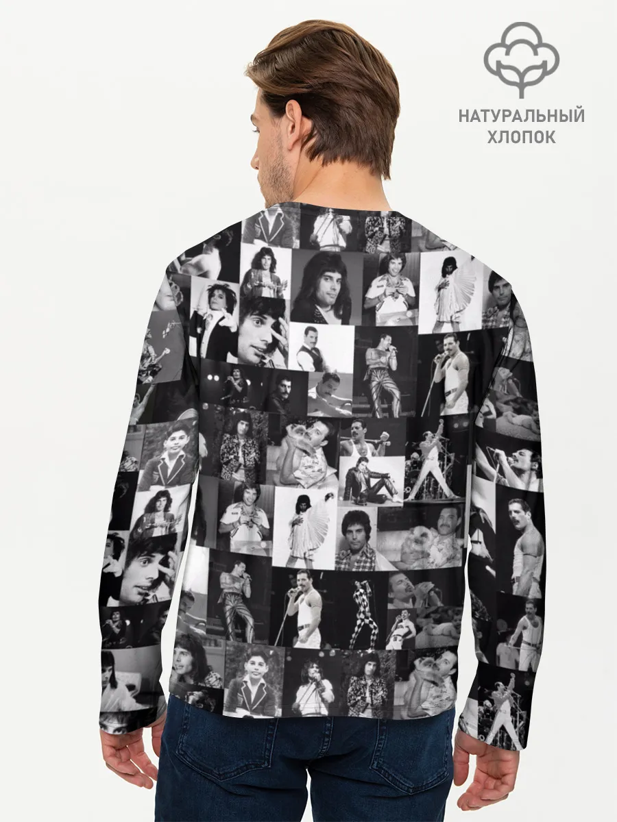 Мужской лонгслив базовый / QUEEN